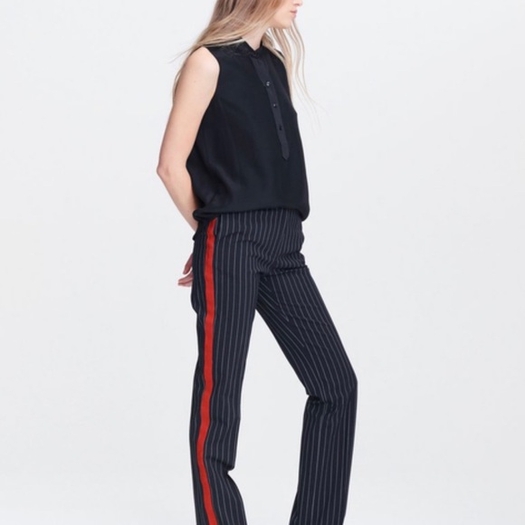 Rag and Bone 100% Silk Scarlet Silk Blouse Relaxed Fit Top $295.00 Small - Picture 5 of 10